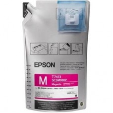Чернила для принтера Epson T7413 C13T741300 пурпурные оригинальные (6 шт в упаковке)