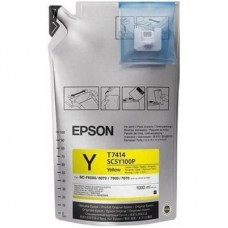 Чернила для принтера Epson T7414 C13T741400 желтые оригинальные (6 шт в упаковке)
