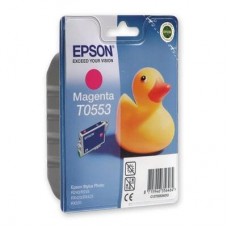 Картридж струйный Epson T0553 C13T05534010 пурпурный оригинальный