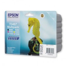 Картридж струйный Epson C13T04874010 оригинальный цветной