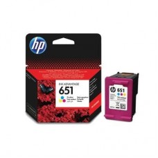 Картридж струйный  HP 651 C2P11AE оригинальный цветной