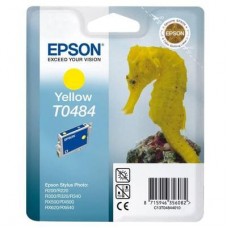 Картридж струйный Epson T0484 C13T04844010 желтый оригинальный