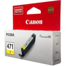 Картридж струйный Canon CLI-471 Y 0403C001 желтый оригинальный