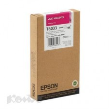 Картридж струйный Epson C13T603300 оригинальный пурпурный