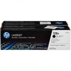 Картридж лазерный HP 128A CE320AD черный оригинальный (двойная упаковка)