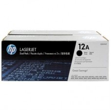 Картридж лазерный HP 12A Q2612AF черный оригинальный (двойная упаковка)