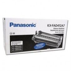 Драм-картридж Panasonic KX-FAD412A черный оригинальный (фотобарабан)