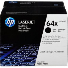 Картридж лазерный HP 64X CC364XD черный оригинальный повышенной емкости (двойная упаковка)