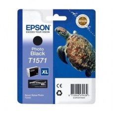 Картридж струйный Epson C13T15714010 фото черный повышенной емкости оригинальный