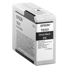 Картридж струйный Epson T8501 C13T850100 оригинальный черный