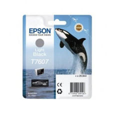 Картридж струйный Epson T760 C13T76074010 серый оригинальный