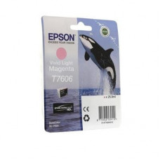 Картридж струйный Epson T760 C13T76064010 светло-пурпурный оригинальный