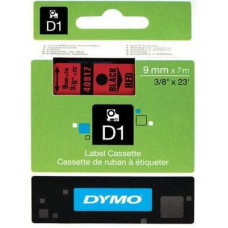 Картридж для принтера этикеток DYMO S0720720 D1 (9 мм x 7 м, цвет ленты красный, шрифт черный)