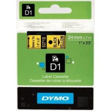 Картридж для принтера этикеток DYMO S0720980 D1 (24 мм x 7 м, цвет ленты желтый, шрифт черный)