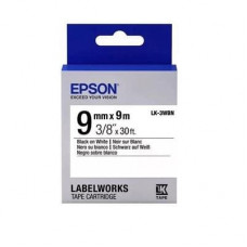 Картридж для принтера этикеток Epson LK3WBN (9 мм x 9 м, цвет ленты белый, шрифт черный)