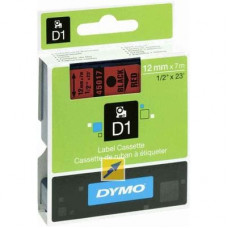 Картридж для принтера этикеток DYMO S0720570 D1 (12 мм x 7 м, цвет ленты красный, шрифт черный)
