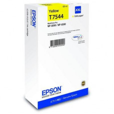 Картридж струйный Epson T7544 C13T754440 желтый оригинальный экстра повышенной емкости