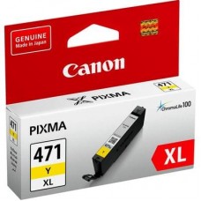 Картридж струйный Canon CLI-471XL Y 0349C001 желтый повышенной емкости оригинальный