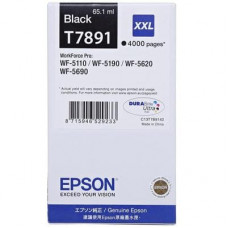 Картридж струйный Epson T7891 C13T789140 черный повышенной емкости оригинальный для WF-5110/5620