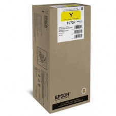 Картридж струйный Epson T9734 C13T973400 желтый оригинальный для WF-C869R