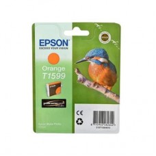 Картридж струйный Epson T1599 C13T15994010 оранжевый оригинальный