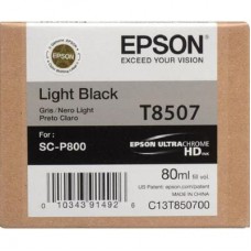 Картридж струйный Epson T8507 C13T850700 серый оригинальный