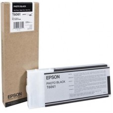 Картридж струйный Epson T6061 C13T606100 фото черный повышенной емкости оригинальный