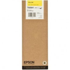Картридж струйный Epson T6064 C13T606400 желтый повышенной емкости оригинальный