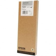 Картридж струйный Epson T6067 C13T606700 серый повышенной емкости оригинальный