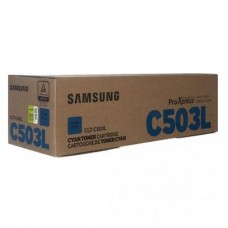 Тонер-картридж Samsung CLT-C503L SU016A голубой оригинальный
